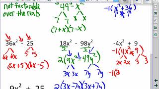 Notes Factoring Day 3
