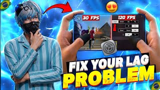 LAG 🛠️ FIX SETTING ( 100 % WORKING ) FREE FIRE ME LAG THIK KAISE KARE 😱| HOW TO FIX LAG 👀