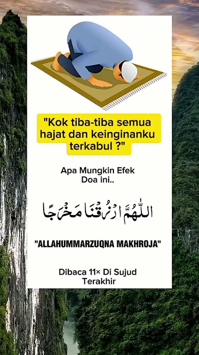 coba aja diamalkan do'a mustajab ini,biar rezeqi lancar selalu #doa #dzikir #shorts
