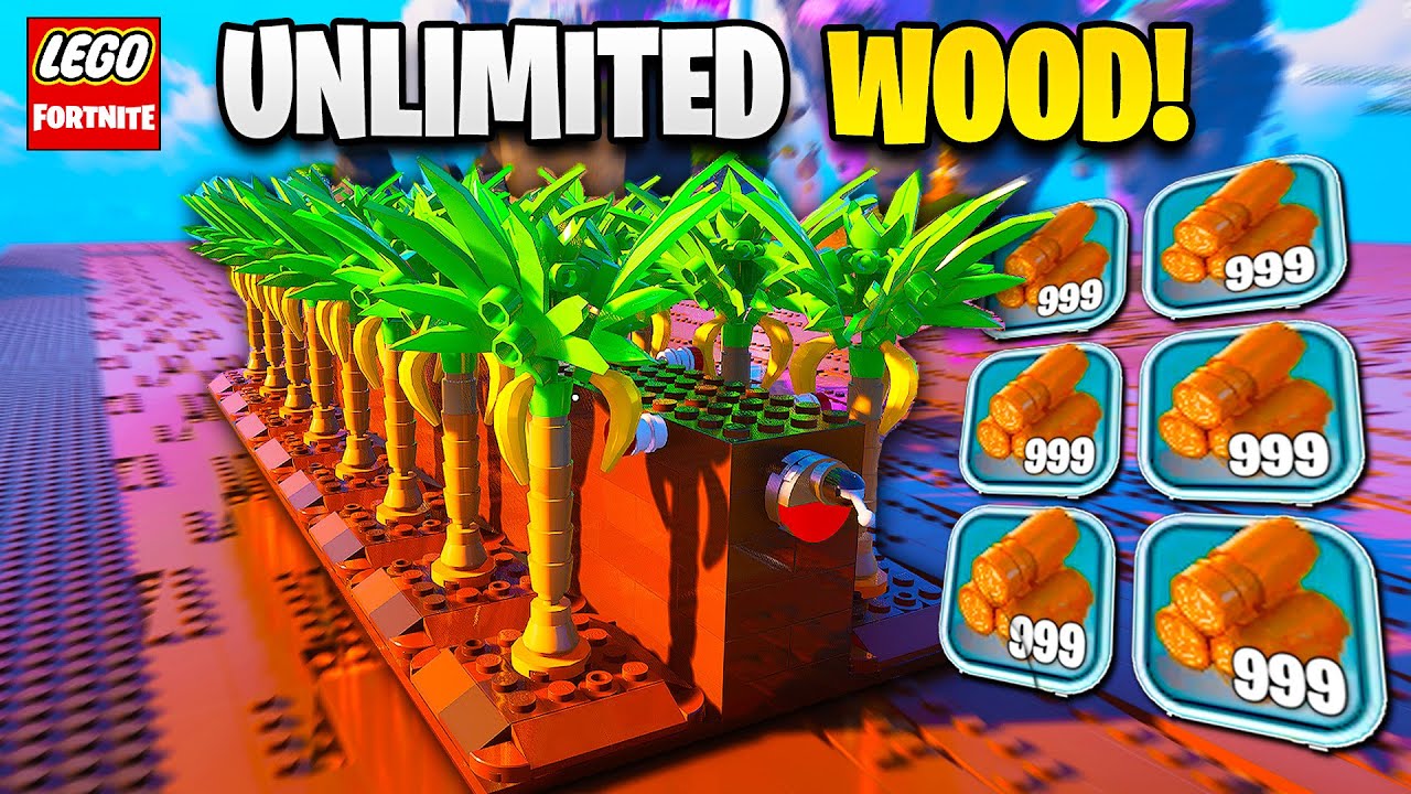 Я построил автоматическую ферму деревьев в LEGO Fortnite!
