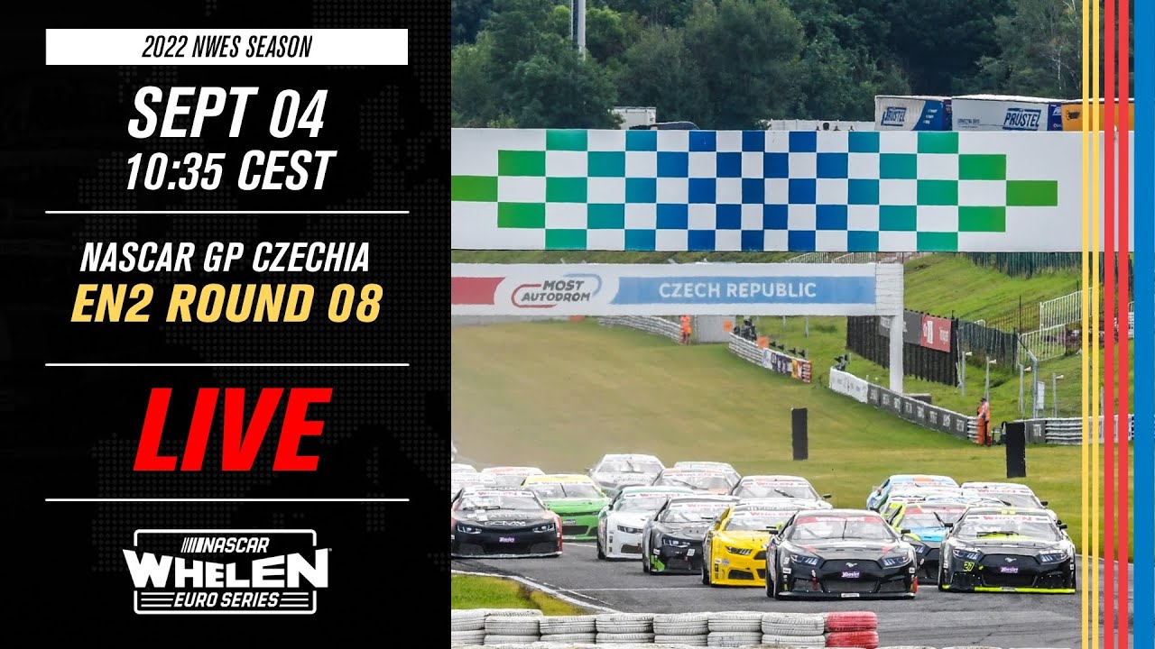 LIVE EuroNASCAR 2 Round 08 NASCAR GP CZECHIA 2022