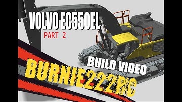 Making a 3D Printed RC EXCAVATOR - Volvo EC550EL - PART 2