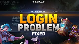 #Championslegion #Loginproblem TOP 10 FIXES CHAMPIONS LEGION LOGIN ERROR REGION NOT FOUND FIXED screenshot 1