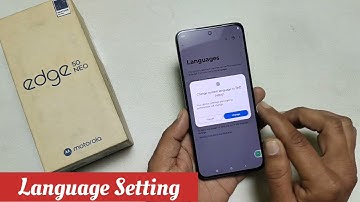 Motorola edge 50 neo Language Change || Motorola edge 50 neo Language Settins ||