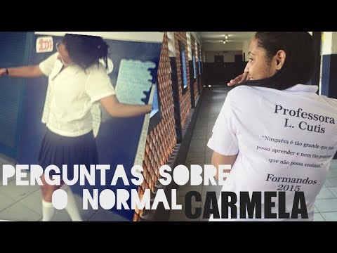 PERGUNTAS SOBRE COLÉGIO NORMAL | Carmela Dutra | #PapoAleatorio