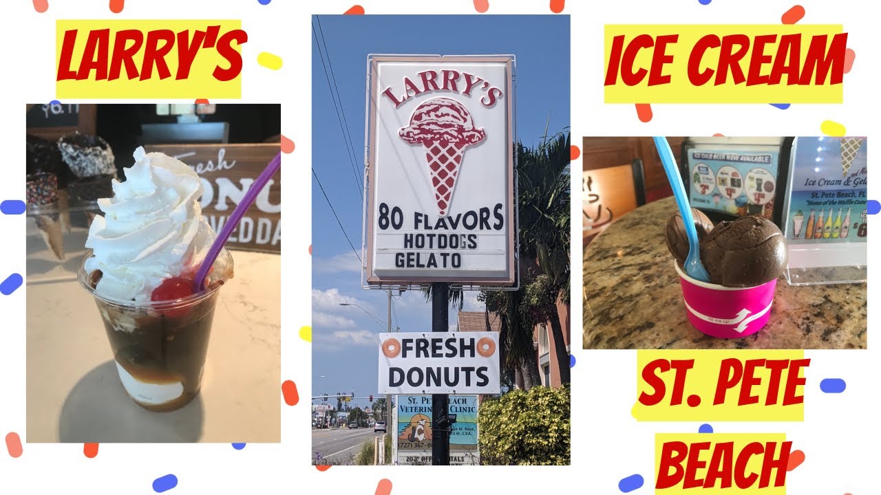 St Pete / Larry's Ice Cream / Manatees YouTube