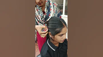 Hairstyle Swethasparlour Bridelmakup Makeover Messi Shorts Youtubeshorts 