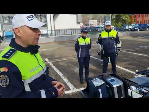 Poliția Neamț - Prezentarea noilor dotări ale Serviciului Rutier