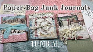 DIY Vintage Brown Paper Bag Junk Journal - Behind the Designs