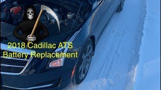 2018 Cadillac ATS 2.0 Turbo battery replacement and Install