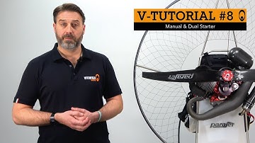 PARAJET EXPLAINS 08 - VITTORAZI MOTORS MOSTER 185 MANUAL & DUAL STARTER PARAMOTOR ENGINE MAINTENANCE