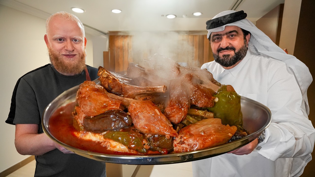 ضيافة عراقية أصيلة! فهد البشري يشارك في تجربة طهي خاصة