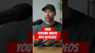 This Tool Converts YouTube Videos to Articles!