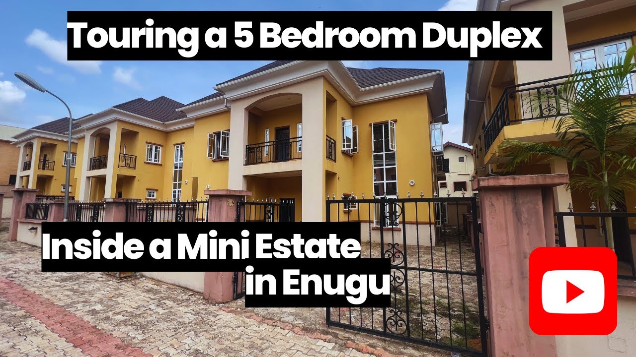5 Bedroom House Tour in a Gated Mini Estate in Enugu - YouTube
