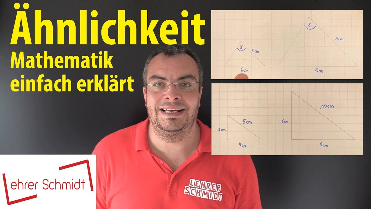 Update Ähnlichkeit von Dreiecken | Lehrerschmidt - einfach erklärt!