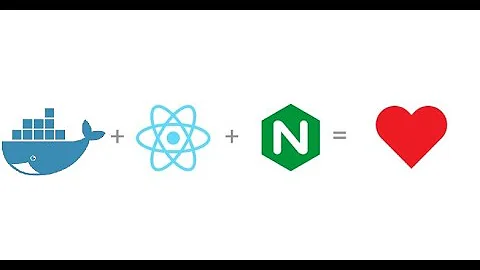 React app in docker serving on NGINX - Docker Beginner #8