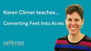 Florida Real Estate Exam Prep (SIMPLE!) – Converting Feet Into Acres