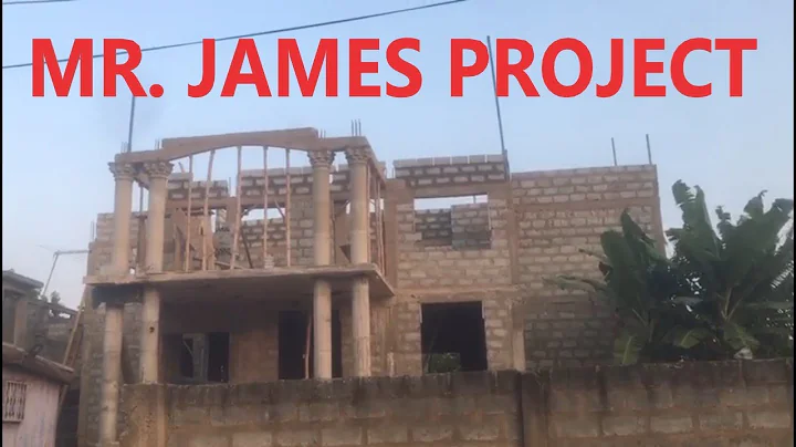 Building in Ghana | Ep-20 | Mr. James Project | 5-Bedroom House | Lintel Casting #brightandclara