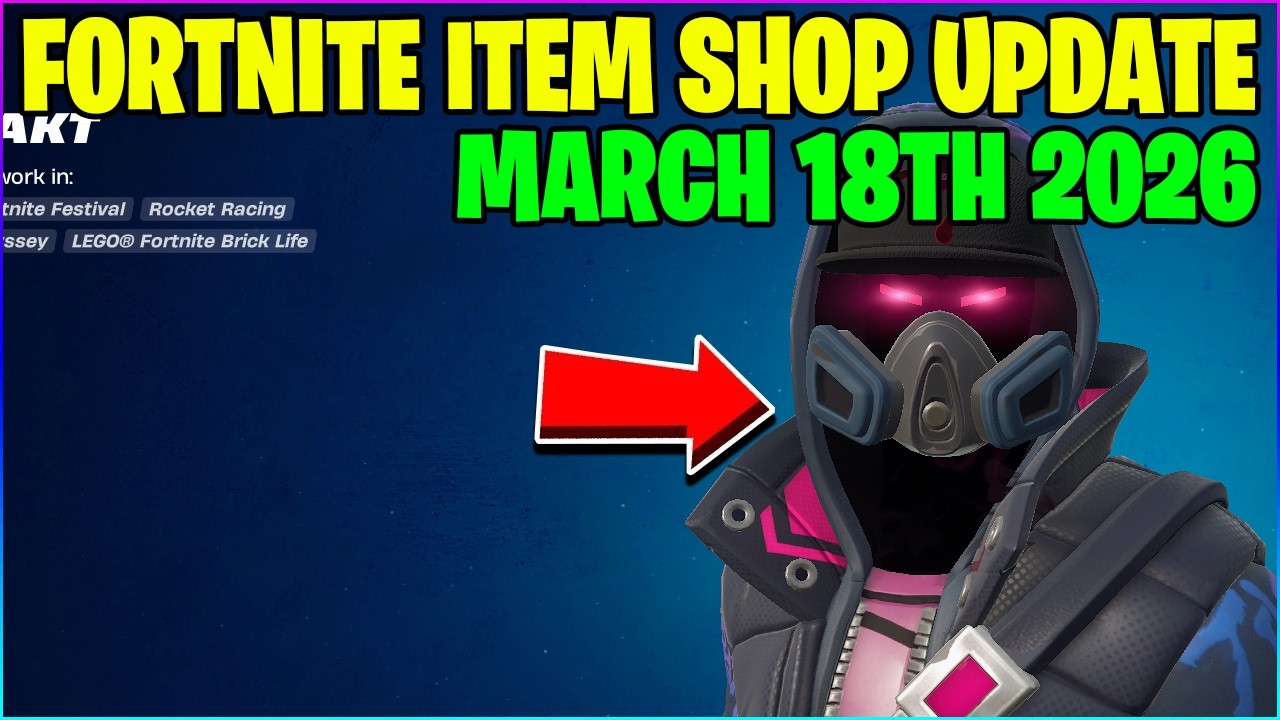 *NEW* SEASON TOMORROW! Fortnite Item Shop [March 18th, 2026] (Fortnite ...