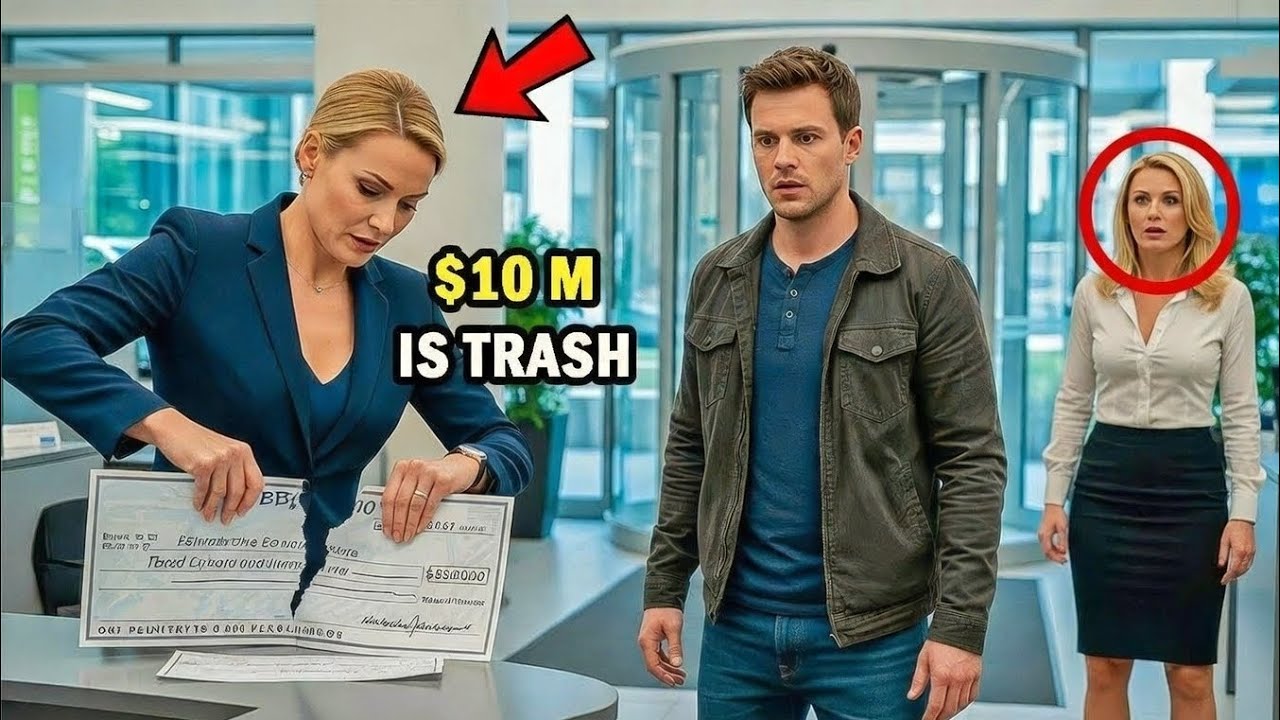 Bank Manager Tore Up a Single Dad’s $10M Check — Then Her Boss Said “Sir”