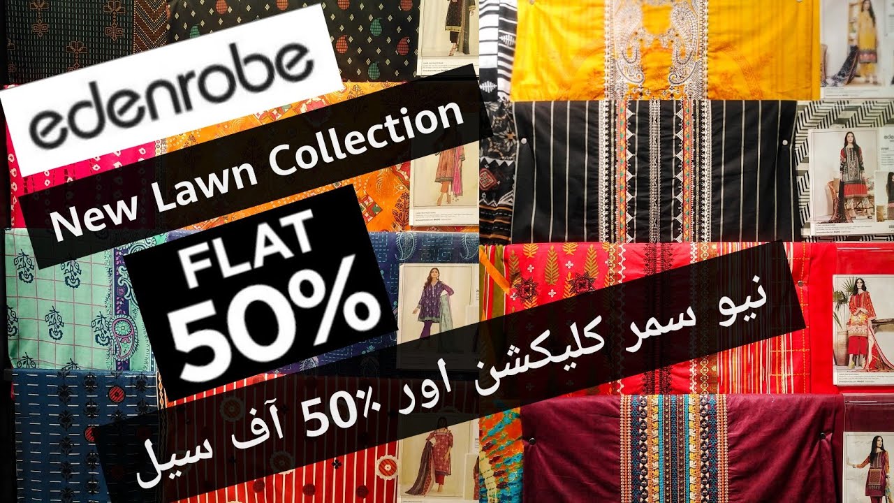 Edenrobe Flat 50%, 30% Off Sale & New Summer Collection 2021 | Edenrobe Outlet Visit
