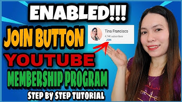 PAANO MAGKAROON NG JOIN BUTTON AT MEMBERSHIP PROGRAM SA YOUTUBE.