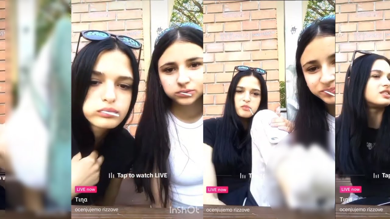 Serbian Girls Dirty and Sweaty Socks on TikTok live Best Off