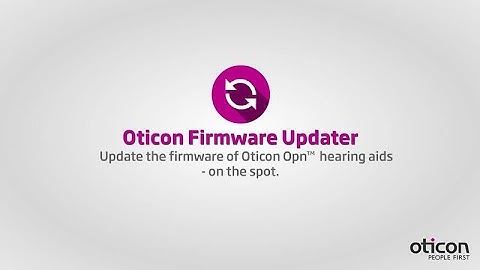Oticon Firmware Updater