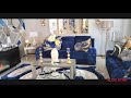 GLAM  NAVY BLUE LIVING ROOM MAKEOVER