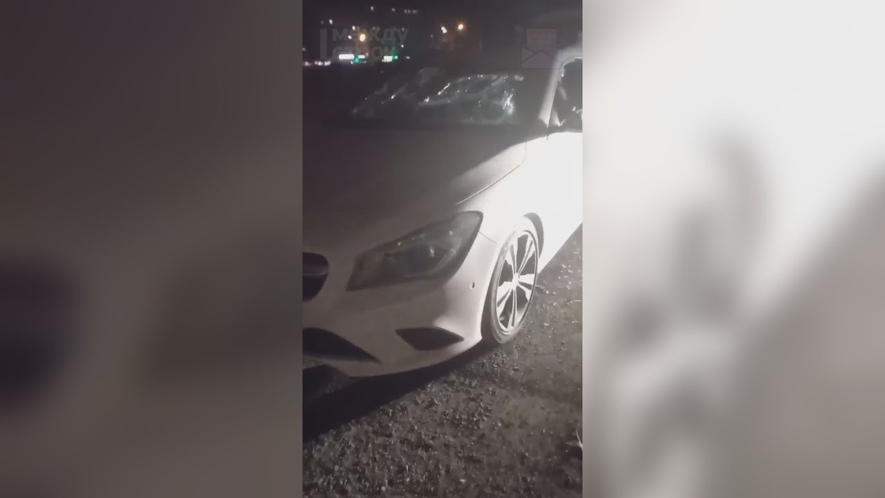 Бывший разбил Мерседес подруги, забравшей сына - YouTube