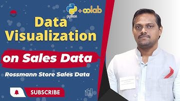Python Video6 | PART 3 Data Visualization | Rossmann Store Sales Data | Venkat Reddy AI Classes