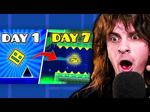 Can I Build A Rated Level As My FIRST Level In Geometry Dash? (REACTION)