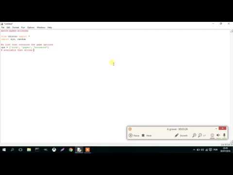 Python 3.5 - Tkinter tutorial [ROCK-PAPER-SCISSORS GAME] Lesson 1