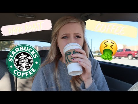 DARK ROAST COFFEE || STARBUCKS || FIRST IMPRESSION