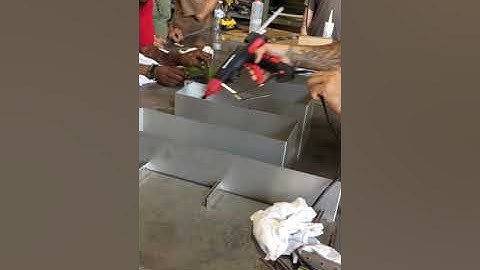 Channel Letter Fabrication with Chem-set HM612 Adhesive