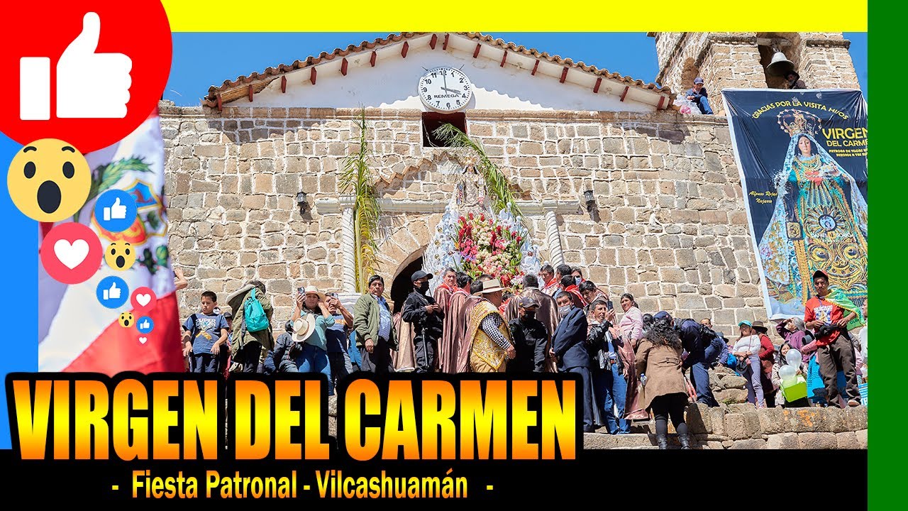 🔴 𝗙𝗜𝗘𝗦𝗧𝗔 𝗣𝗔𝗧𝗥𝗢𝗡𝗔𝗟 ⭐ de la VIRGEN DEL CARMEN - Ayacucho (Vilcas Huamán ...