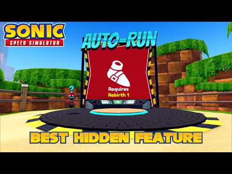 Best Way to use Auto Run (Sonic Speed Simulator)