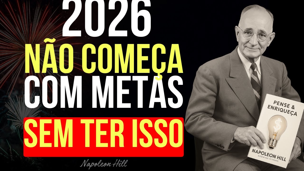 Antes de Fazer Planos para 2026, Organize Sua Vida | Napoleon Hill Explica o Poder da Organização