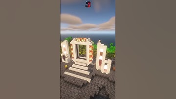 Invasion Nether Portal in Minecraft - Futuristic Build