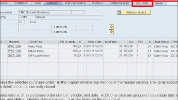 Demo 2.3 Review Purchase Order