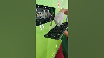 Install LED DISPLAY MODULE Panel is so easy! #ledscreens #leddisplay #ledmodule #leddisplays #led
