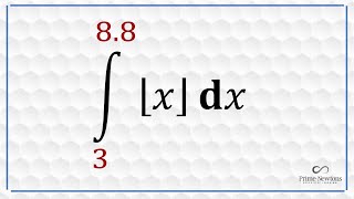 Integral (floor(x) with non integer integration limit