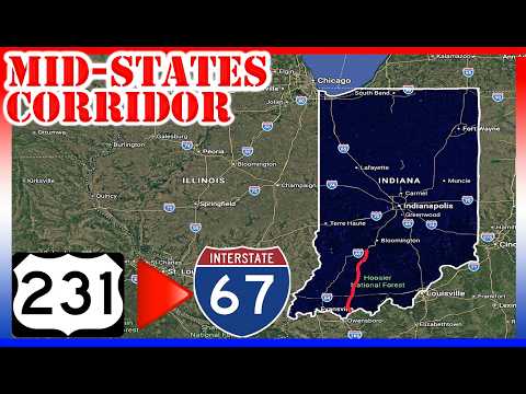 Why Indiana Wanted to Build a NEW INTERSTATE But is Building This Instead | Mid States Corridor