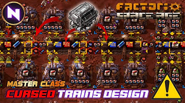 TRAINS Are Finally USEFUL! ⚠️Cursed Train Wagon Design | Factorio Space Age MASTER CLASS