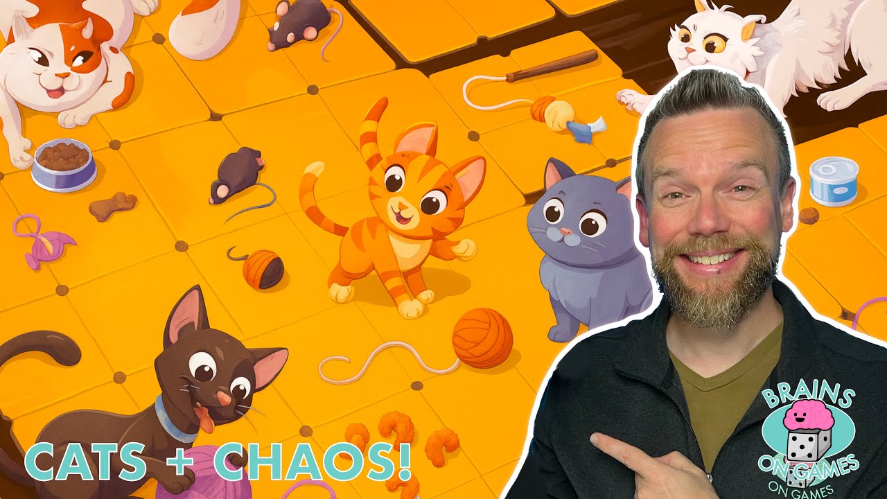 Обзор Cat in 8 | Стратегический хаос в настольной игре с укладкой плиток