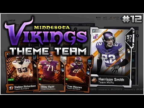 new-team-builder-promo!!-minnesota-vikings-theme-team-ep.-12-madden-19-ultimate-team