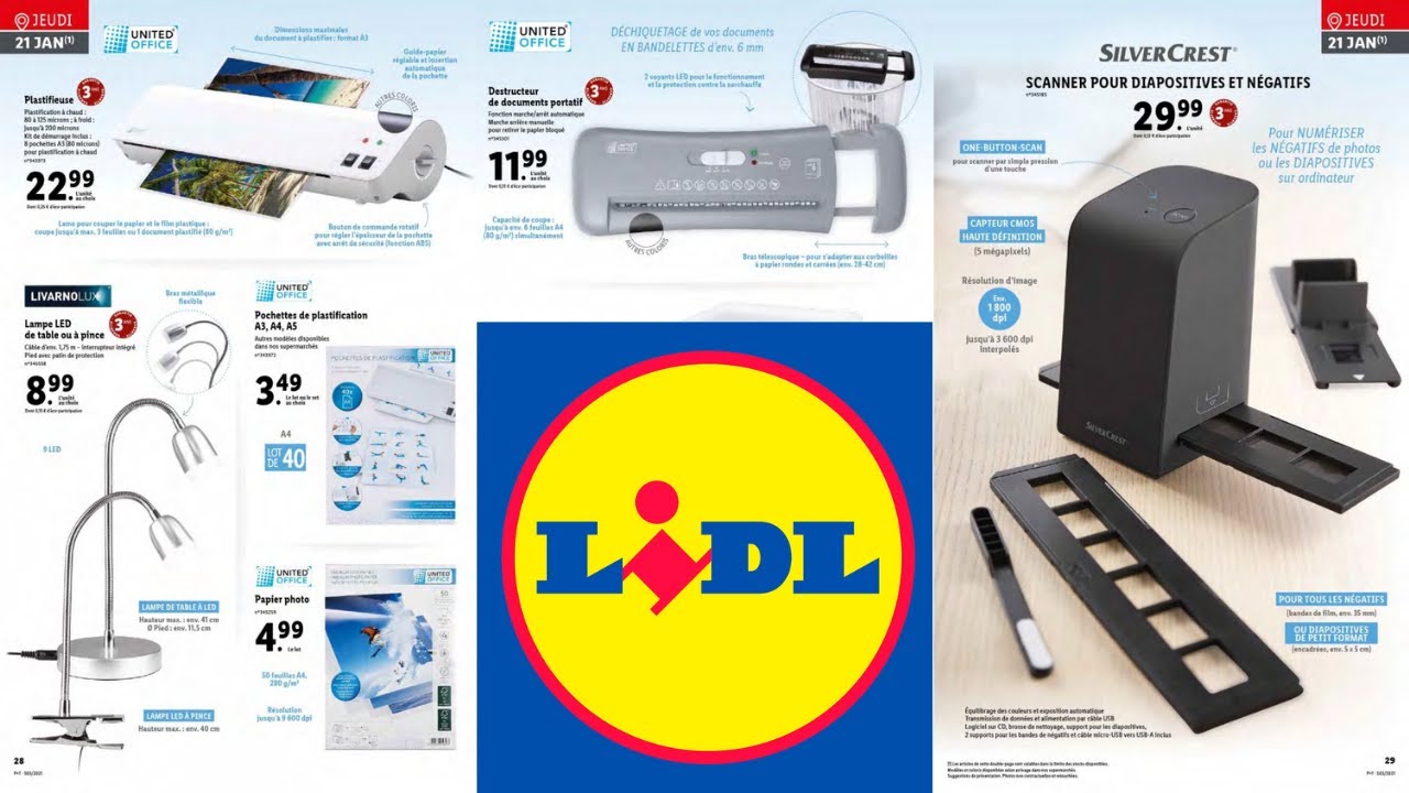 ARRIVAGE LIDL - 21 JANVIER 2021