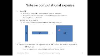 EENG 510 - Lecture 18-3 Principal comp analysis