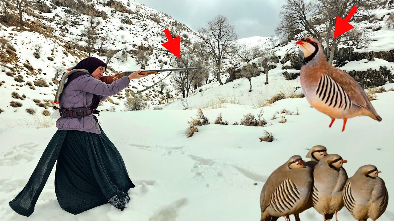 Quebec hunt on a snowy day Did Tuba a nomadic woman succeed