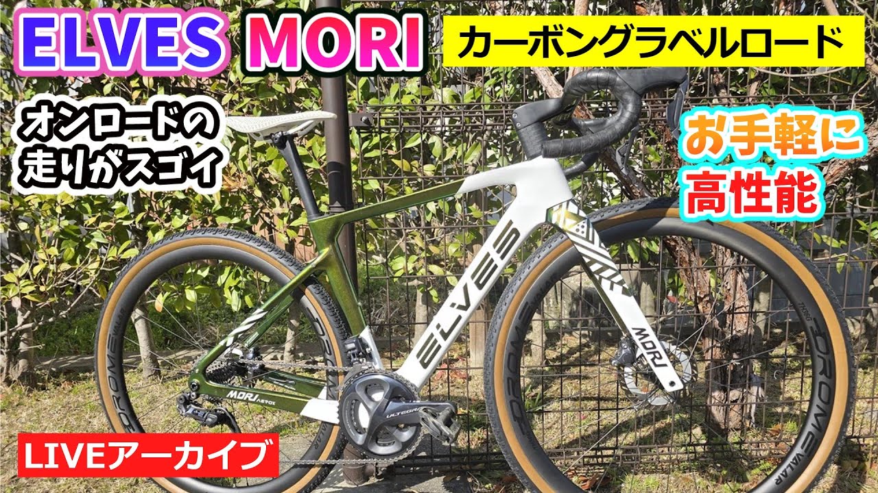 ELVES MORI。コスパ最強のカーボングラベルロードフレーム。店舗で注文